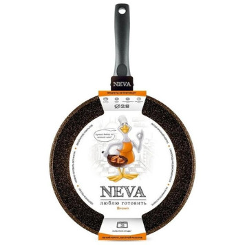 Сковорода НЕВА МЕТАЛЛ ПОСУДА NGB 128 28см 'Neva Granite Brown'