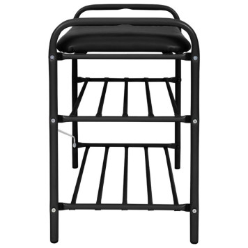 Банкетка 1 Б1-1/Ч черный/матовый черный-1