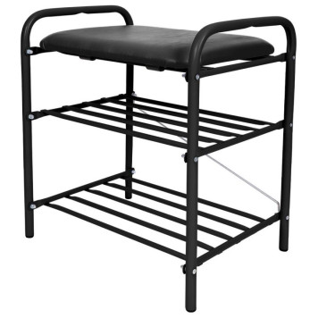 Банкетка 1 Б1-1/Ч черный/матовый черный