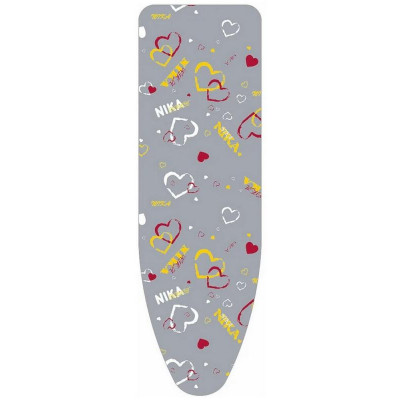 Доска гладильная 'Ника-Бест тефлон' (НБТ/4 с линиями на сером)-1