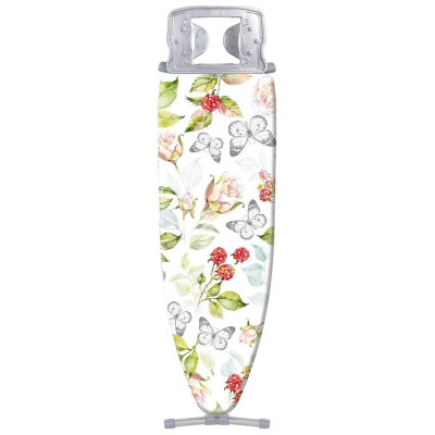 Доска гладильная 'Ника-10' (Н10/21 цветочная акварель)-1