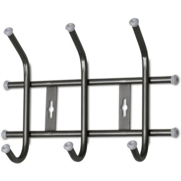Вешалка настенная ВНТ3/Ч черный