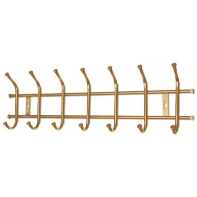 Вешалка настенная ВНТ7/БЖ бежевый металлик