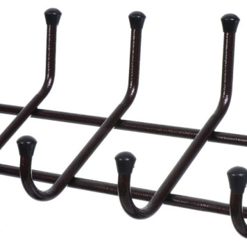 Вешалка настенная ВП8/Ч черный-1