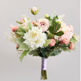 Цветочная композиция " РОМАНТИКА" ширина 40 см*высота 40 см- без упаковки NNM 23-2480