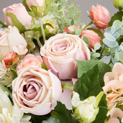 Цветочная композиция " РОМАНТИКА" ширина 40 см*высота 40 см- без упаковки NNM 23-2480-2