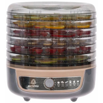 Сушилка для овощей 3в1 с функциями приготовления йогурта и десертов ' Мастерица' EFD-1004VM серо-бежевый-1