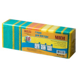Губка для посуды DOMINA 10шт MIDI 9*6*2,5 (40шт)