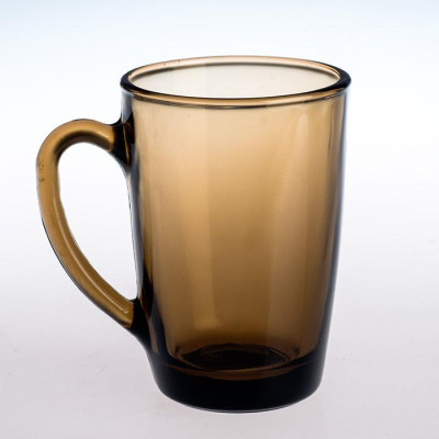 Кружка стеклянная Mattina di cafe, 300 мл, дымка, артикул 62005