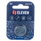 Батарейка Eleven CR2016 литиевая, BC1, 12/720