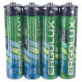 Батарейка Ergolux, солевая, R 03 SR4 (R03SR4, батарейка,1.5В) /60/1200/