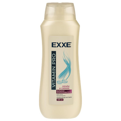 Бальзам-ополаскиватель для волос EXXE, 400 мл, VITAMIN PRO, Объем и сияние