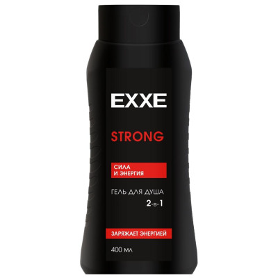 Гель для душа EXXE MEN, 2в1 STRONG Сила и Энергия, 400 мл
