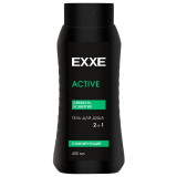 Гель для душа EXXE MEN, 2в1 ACTIVE Тонизирующий, 400 мл