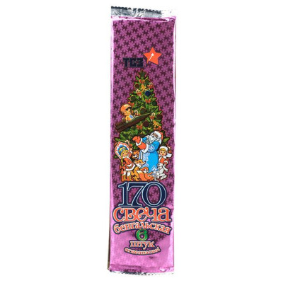 Бенгальские свечи 170мм, уп.6шт 1/200 (ТР155)