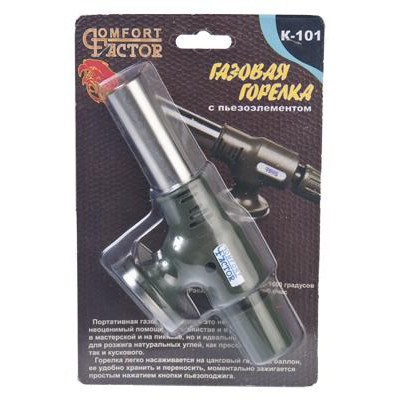 Горелка газовая портативная с пьезоподжигом 101 уп/15 T-101 СF