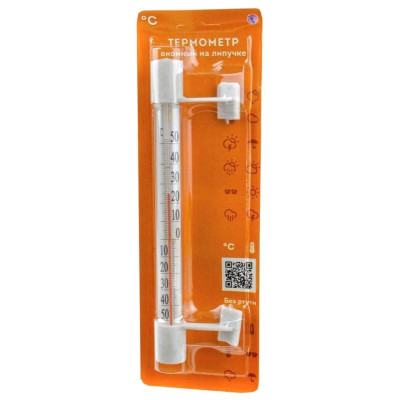 Термометр оконный 'Липучка' Т-5 (стеклянный), в блистере-1