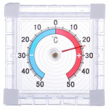 Термометр оконный ТББ ' Биметаллический' квадрат, в пакете