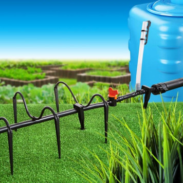 Набор для капельного полива 6м на 4 грядки 'Зеленый луг' ЗЛ-КП6-1