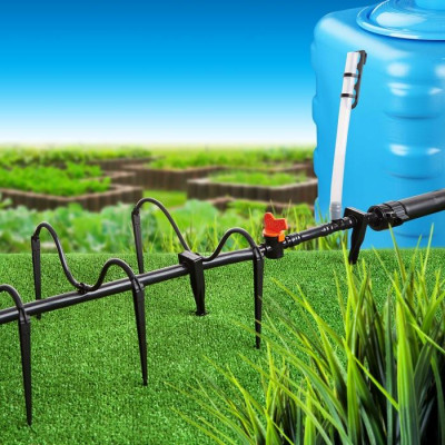 Набор для капельного полива 6м на 4 грядки 'Зеленый луг' ЗЛ-КП6-1