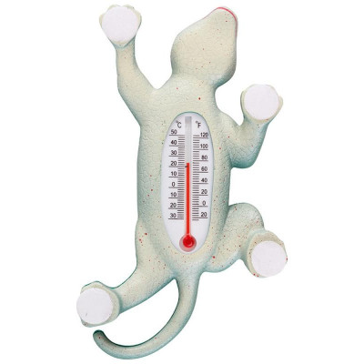 002618 Термометр уличный 'Ящерица' (цвет зеленый)-2