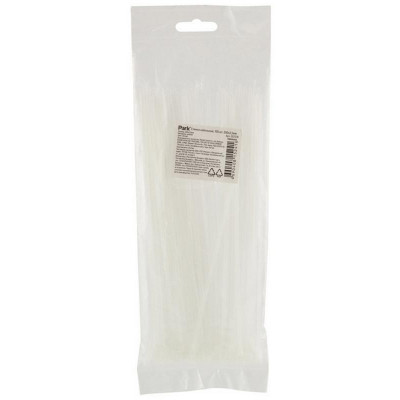 007578 Стяжки кабельные Park 200х2.5мм, белый-1