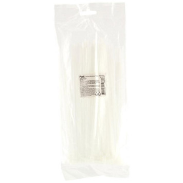 007581 Стяжки кабельные Park 200х3.6мм, белый-2