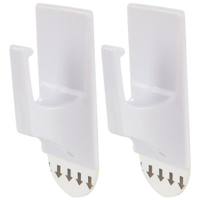 008080 Крючки самоклеящиеся ABS, 2 шт