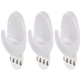 008082 Крючки самоклеящиеся ABS 3х5 см, 3 шт