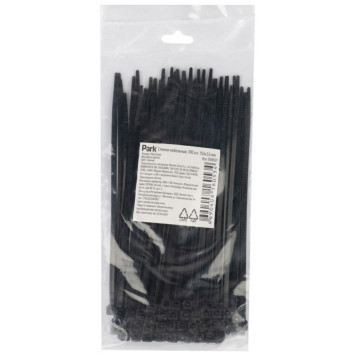 008601 Стяжки кабельные Park 150х3.6мм, черный-1