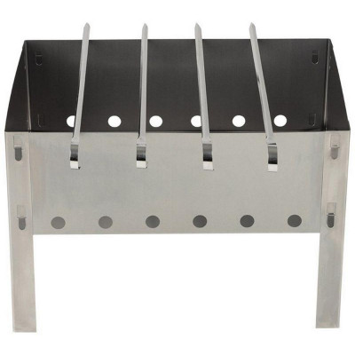 009380 Мангал ECOS сборно-разборный 350х240х240мм, 0, 35-0.40мм с 4 шампурами-3