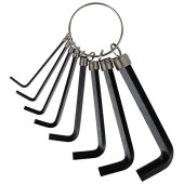 100696 Набор ключей шестигранных на кольце 8шт