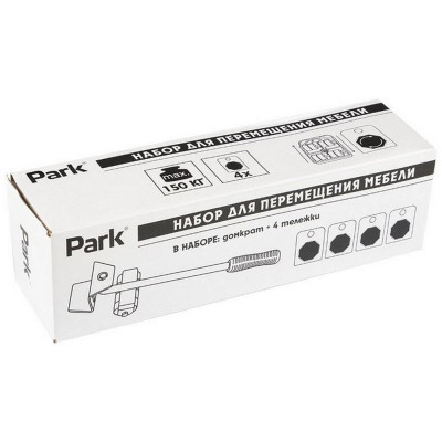 103935 Набор для перемещения мебели, в наборе: 4 тележки + домкрат-2