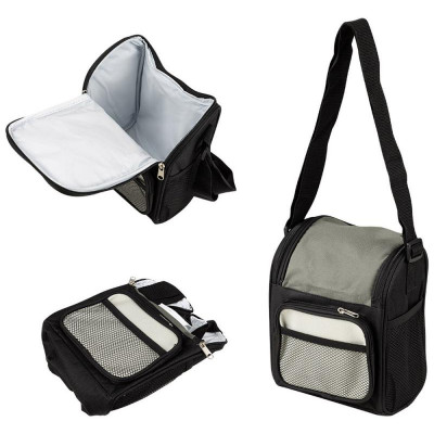 104571 Термосумка PC2209, 4л, 19x12x22.5см, цвет: серый