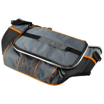 104933 Термосумка Leonord ML15202, 20л, 30x22x30см, цвет: серый+оранжевый-3