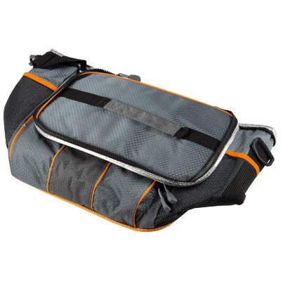 104933 Термосумка Leonord ML15202, 20л, 30x22x30см, цвет: серый+оранжевый-3