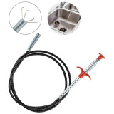 105033 Трос сантехнический с зажимом для прочистки труб и удаления засоров 160см Park