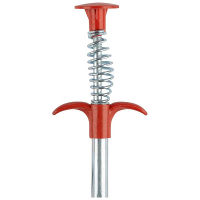 105033 Трос сантехнический с зажимом для прочистки труб и удаления засоров 160см Park-2