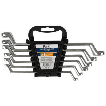 105074 Набор накидных ключей Park 6шт CrV