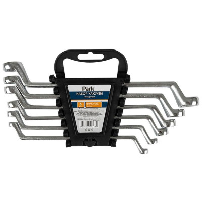 105074 Набор накидных ключей Park 6шт CrV