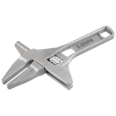 105472 Ключ разводной с укороченной ручкой, 20см-3