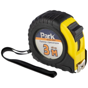 105972 Рулетка Park с фиксатором ПВХ корпус, 3мх16мм-1