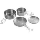 106941 Набор посуды походный Camp-S12 из нержавеющей стали