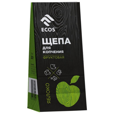 107329 Щепа для копчения Ecos ЯБЛОНЯ 200гр