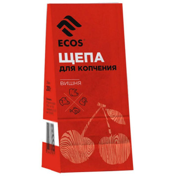 107331 Щепа для копчения Ecos ВИШНЯ 200гр-1
