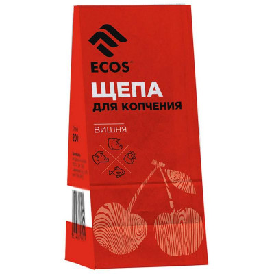 107331 Щепа для копчения Ecos ВИШНЯ 200гр-1