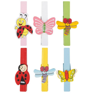 109014 Прищепки декоративные Park 'Летний день' 6 шт