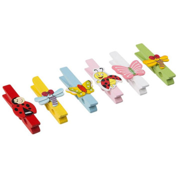 109014 Прищепки декоративные Park 'Летний день' 6 шт-1