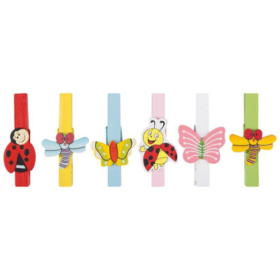 109014 Прищепки декоративные Park 'Летний день' 6 шт-3