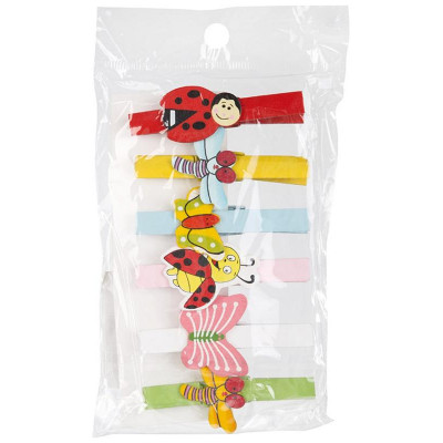 109014 Прищепки декоративные Park 'Летний день' 6 шт-4